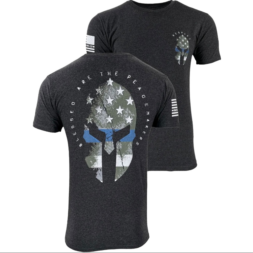 Howitzer Style Men's T-Shirt RESPECT SPARTAN Military Grunt MFG